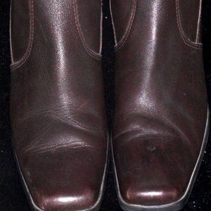 Halogen "Keri" Brown Leather Boots
